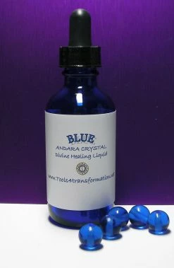 Tools4transformation Blue Andara Crystal Liquid Liquid Andaras - Vibrational Essences