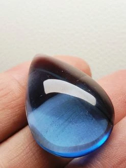 Tools4transformation Andara Crystal Healing & Meditation Tools Blue Shaman Andara Crystal Tear Drop Cabochon