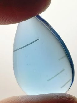 Tools4transformation Andara Crystal Healing & Meditation Tools Blue Shaman Andara Crystal Tear Drop Cabochon