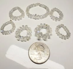 Tools4transformation Moonstone - Blue Flash Chakra Healing Set Chakra Sets - Therapeutic Gems & Crystals