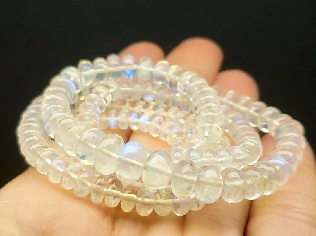 Tools4transformation Blue Flash Moonstone EO+ 5-8.5mm 25inch Moonstone - Blue Flash