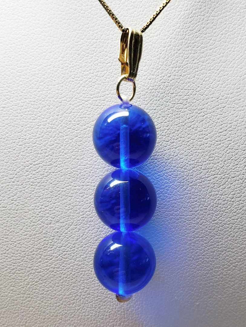Tools4transformation Blue - Violet Andara Crystal Pendant (3 X 12mm) Pendants