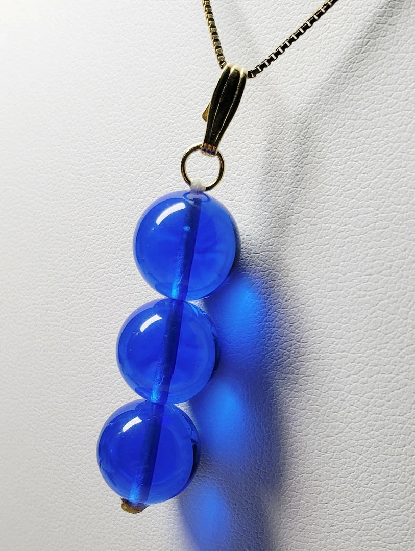 Tools4transformation Blue - Violet Andara Crystal Pendant (3 X 12mm) Pendants