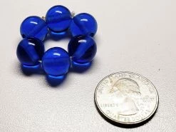 Tools4transformation Blue Violet Andara Crystal Therapy/Meditation Ring