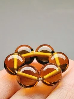 Tools4transformation Brown Andara Crystal Therapy/Meditation Ring