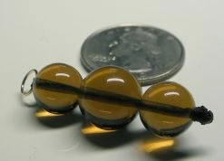 Tools4transformation Pendants Brown Andara Crystal Pendant (2 X 10mm & 1 X 12mm)