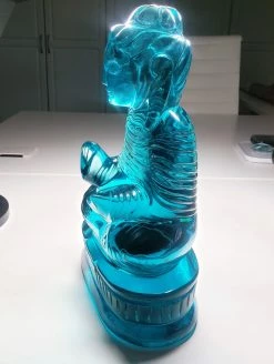 Tools4transformation SPECIAL BUY Aqua Blue Andara Crystal Blessing Buddha