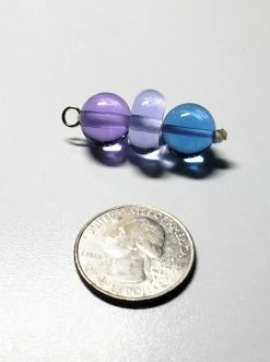 Tools4transformation Healing Flames Blue Violet Healing Flame Andara Crystal Pendant