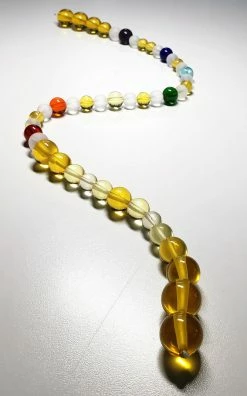 Tools4transformation Self Illumination - 7 Chakra Rays For Self Realization - Andara Crystal Medi Tool / Light Catcher Chakra Colors / Color Rays