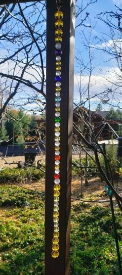 Tools4transformation Self Illumination - 7 Chakra Rays For Self Realization - Andara Crystal Medi Tool / Light Catcher Chakra Colors / Color Rays