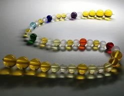 Tools4transformation Self Illumination - 7 Chakra Rays For Self Realization - Andara Crystal Medi Tool / Light Catcher Chakra Colors / Color Rays