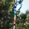 Tools4transformation 7 Chakra Rays - Andara Crystal Medi Tool / Light Catcher Chakra Colors / Color Rays