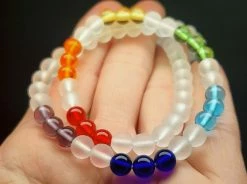 Tools4transformation 7 Chakra Rays / Color Ray Andara Crystal Necklace