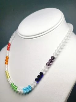 Tools4transformation 7 Chakra Rays / Color Ray Andara Crystal Necklace