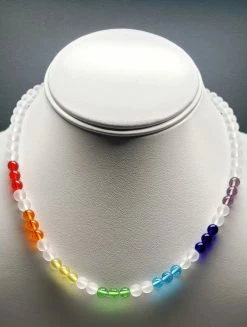 Tools4transformation 7 Chakra Rays / Color Ray Andara Crystal Necklace