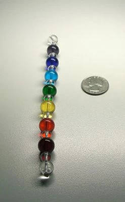 Tools4transformation 7 Chakra Rays - Andara Crystal Medi Tool / Light Catcher Chakra Colors / Color Rays