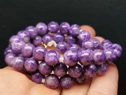 Tools4transformation Charoite EO++ 8+mm 18inch 189.75ct