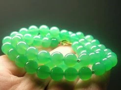 Tools4transformation Chrysoprase EO++ 7+mm (rare Size) 17.5inch