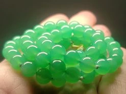 Tools4transformation Chrysoprase EO++ 7+mm (rare Size) 18.25inch