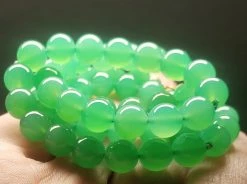 Tools4transformation Chrysoprase EO++ 7+mm (rare Size) 18.25inch