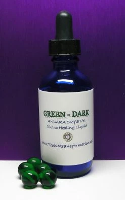 Tools4transformation Green (Deep) Andara Crystal Liquid