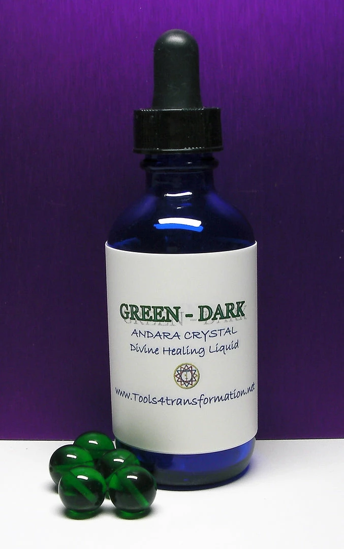 Tools4transformation Green (Deep) Andara Crystal Liquid