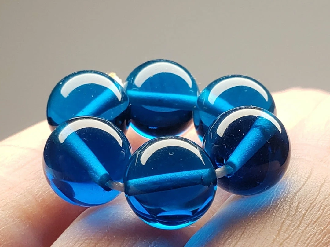 Tools4transformation Blue (Bright Dark) Andara Crystal Therapy/Meditation Ring