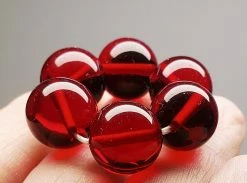 Tools4transformation Red - Deep Andara Crystal Healing /Meditation Ring