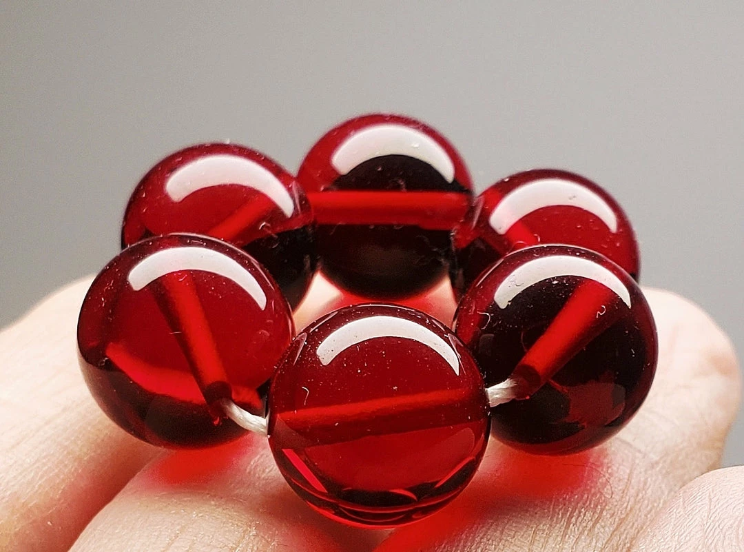 Tools4transformation Red - Deep Andara Crystal Healing /Meditation Ring