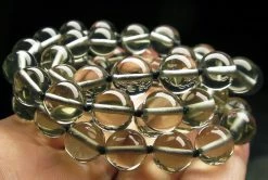 Tools4transformation Silver - Deep Andara Crystal Necklace 10mm 25.5inch