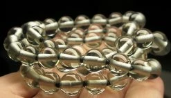 Tools4transformation Silver - Deep Andara Crystal Necklace 8mm 24inch