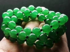 Tools4transformation Dark Green Aventurine EO+ 8+mm 25inch Aventurine - Dark Green