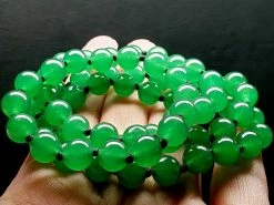 Tools4transformation Dark Green Aventurine EO+ 8+mm 26.5inch Aventurine - Dark Green