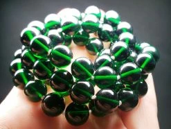 Tools4transformation Green - Deep Andara Crystal Necklace 10mm 24.5inch