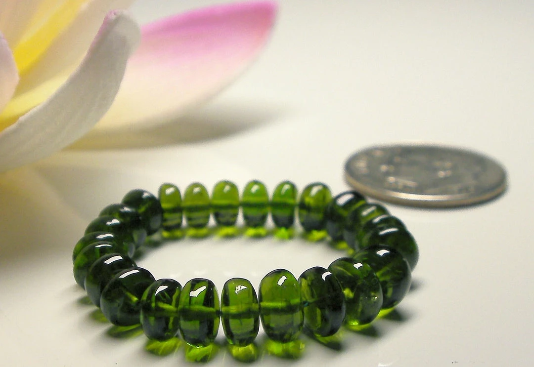 Tools4transformation Diopside - Chrome Green Gem Healing Ring