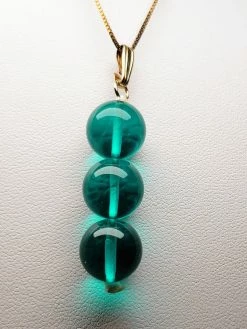 Tools4transformation Pendants Turquoise - Deep Andara Crystal Pendant (3 X 12mm)
