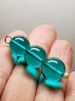 Tools4transformation Pendants Turquoise - Deep Andara Crystal Pendant (3 X 12mm)
