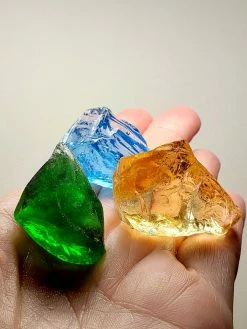 Tools4transformation Traditional Rough Andara Crystals Earthy Bundle Traditional Andara Crystals - 3 Pieces 40g