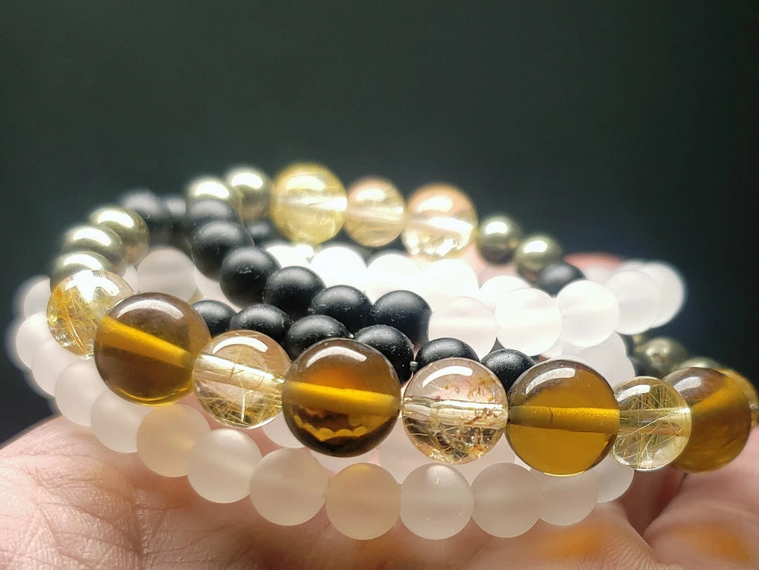 Tools4transformation EMF Protection With Andara Crystal 6-10mm 39.85ct RutQ 28inch EMF/5G Protection Tools