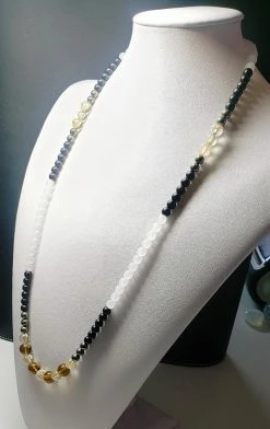 Tools4transformation EMF Protection With Andara Crystal 6-10mm 39.85ct RutQ 28inch EMF/5G Protection Tools