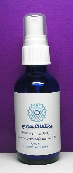 Tools4transformation Fifth/Throat (Vishudha) Chakra Healing Spray Aromatherapy Sprays