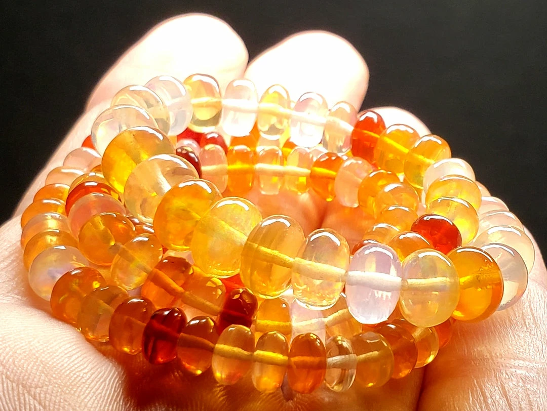 Tools4transformation Opal - Fire Fire Opal EO+ 5-8mm 17.5inch