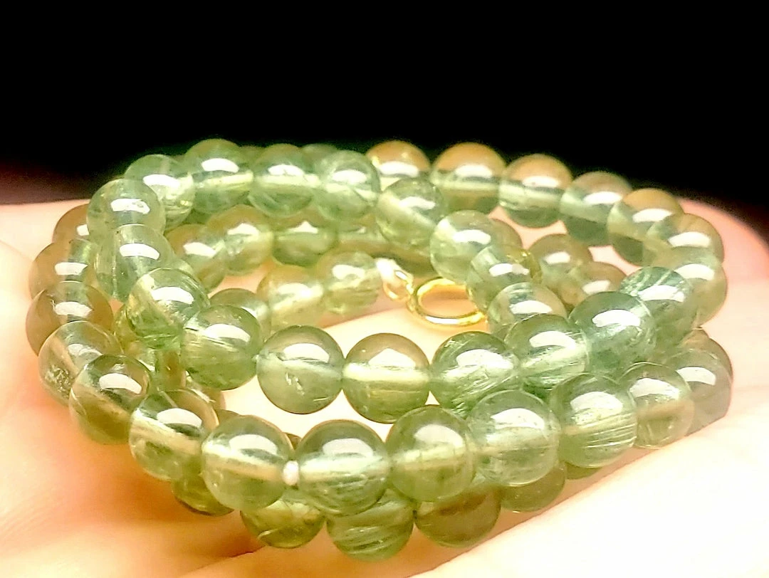 Tools4transformation Apatite - Green EO+ 5-6mm 15.75inch