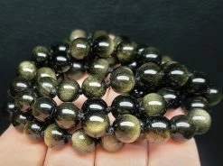 Tools4transformation Golden Sheen Obsidian EO++ 8+mm 24inch Obsidian - Golden Sheen