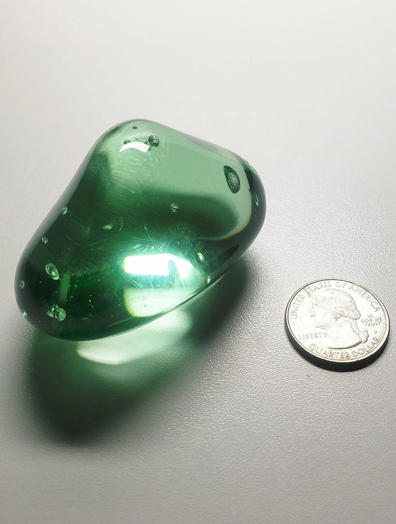 Tools4transformation SPECIAL BUY Green / Light Emerald Shift Andara Crystal Hand Piece 112g