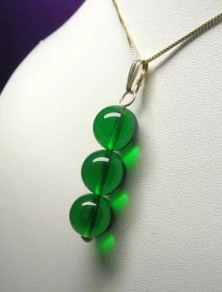 Tools4transformation Pendants Green Andara Crystal Pendant (3 X 12mm)