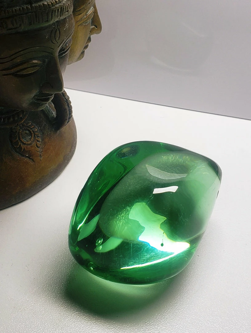 Tools4transformation Green / Light Emerald Shift Andara Crystal Hand Piece 142g SPECIAL BUY