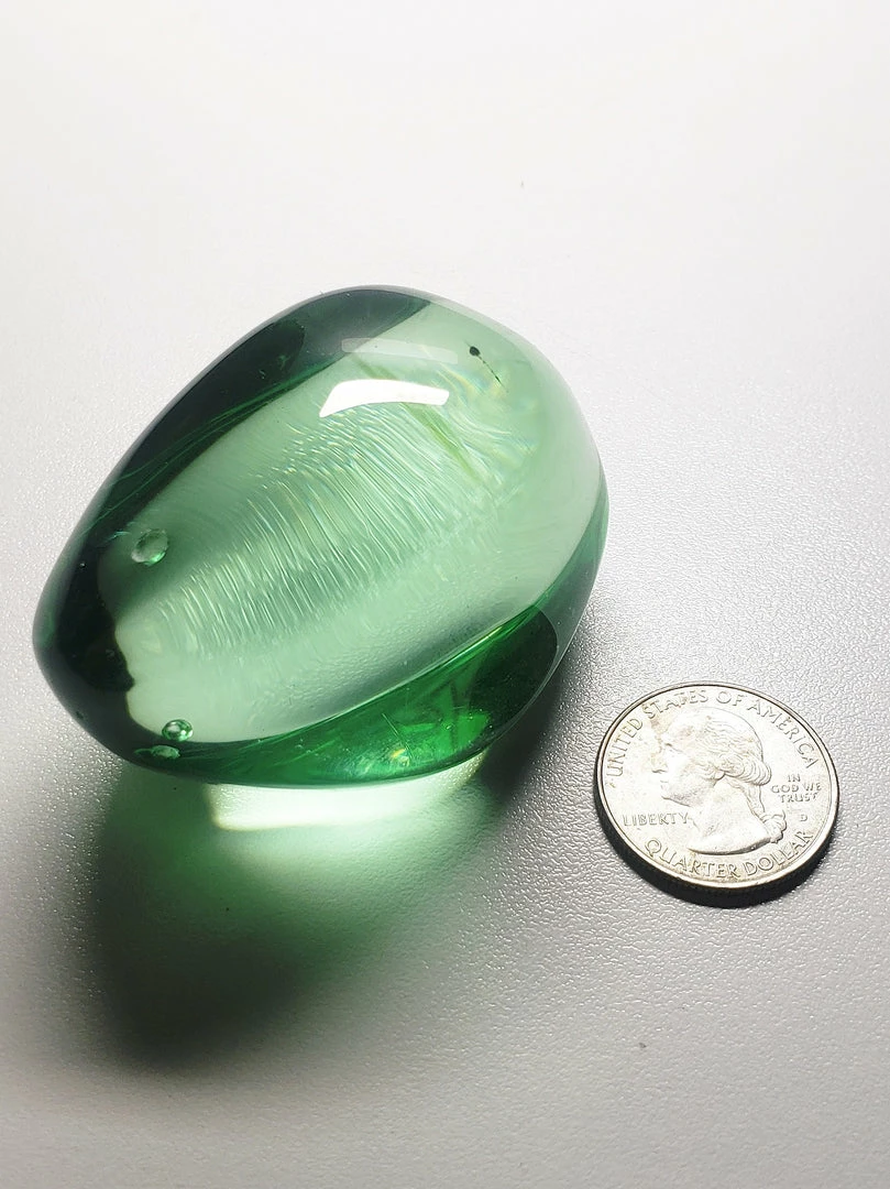 Tools4transformation Green / Light Emerald Shift Andara Crystal Hand Piece 142g SPECIAL BUY