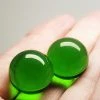 Tools4transformation Green Andara Crystal Undrilled Spheres 16mm