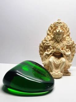 Tools4transformation Green - Deep Andara Crystal Hand Piece 408g SPECIAL BUY